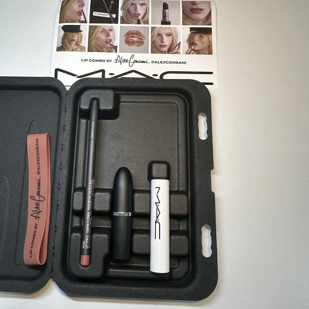 NIB Limited Edition MAC Cosmetics Lip Combo By Alex Consani (2025)